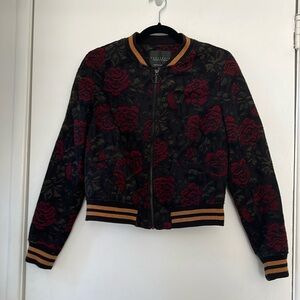 Sanctuary Bomber Jacket w/ Roses